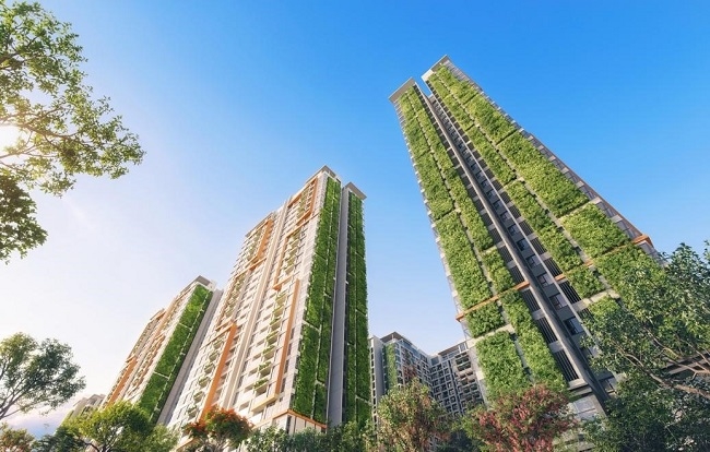 Với kỹ thuật thiết kế tiên tiến làm nên kết cấu kiến trúc xanh 3D độc đáo cho LUMIÈRE Boulevard.